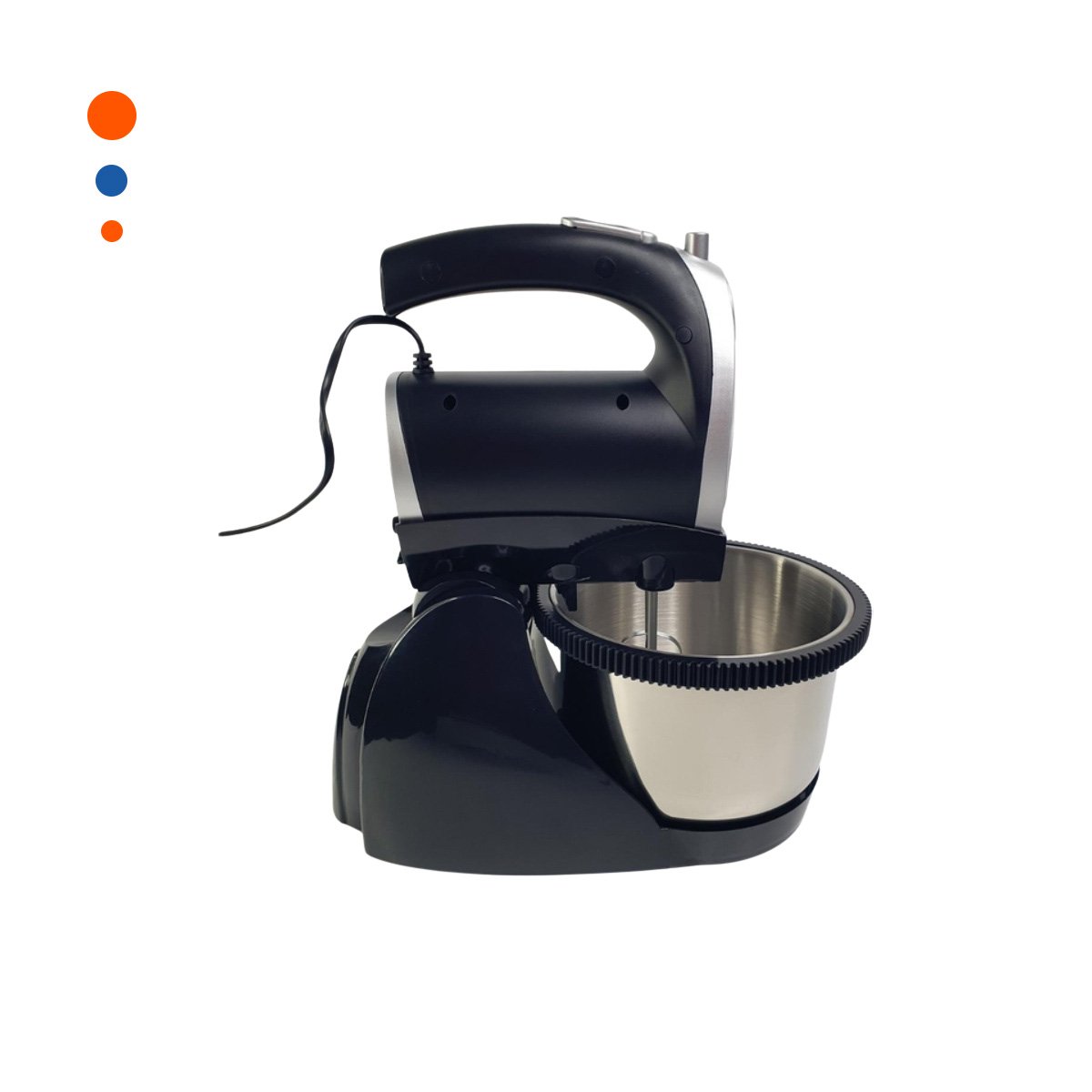 MEZCLADORA DE ALTA POTENCIA CON PEDESTAL Y TAZON PLATEADO PARA LA CASA YREGALO STICKER - 3