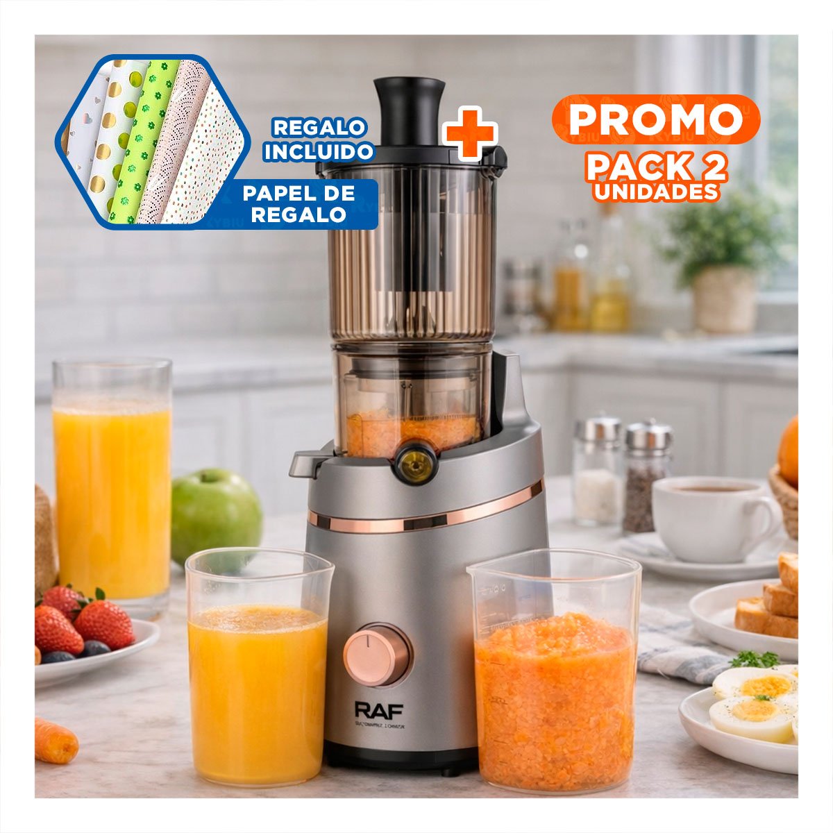 PACK2 EQUIPO DE ACERO INOXIDABLE 500ML TURCO VERDE Y PLASTICO PARA LA GENTE Y+PAPEL REGALO - 1