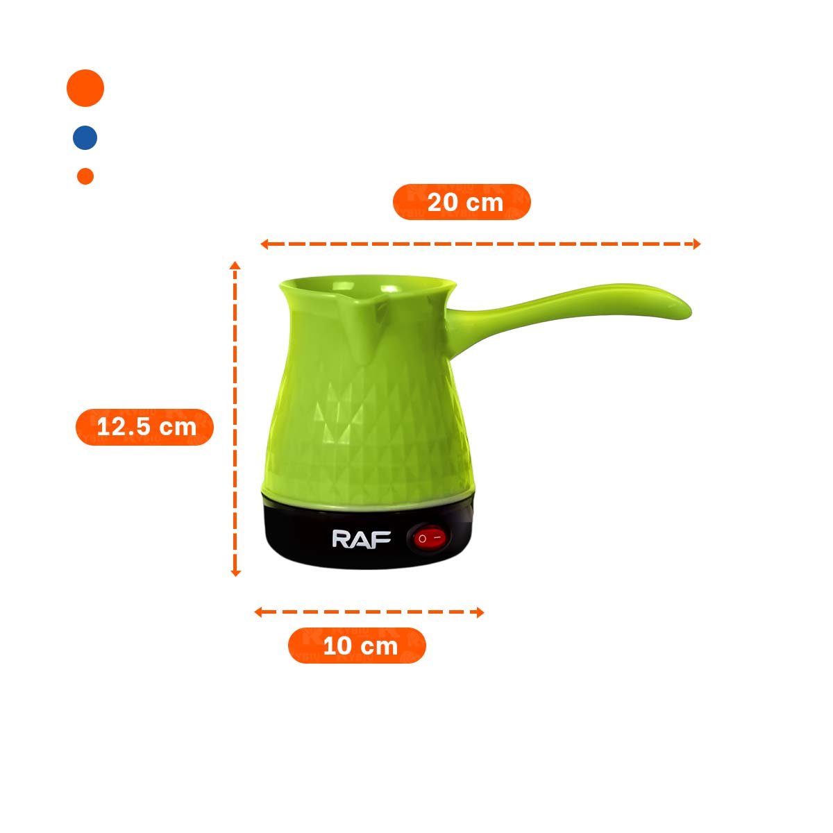 PACK12 EQUIPO 500ML TURCO VERDE DE PLASTICO Y ACERO INOXIDABLE PARA VITRINA Y+REGALO STICKER - 4