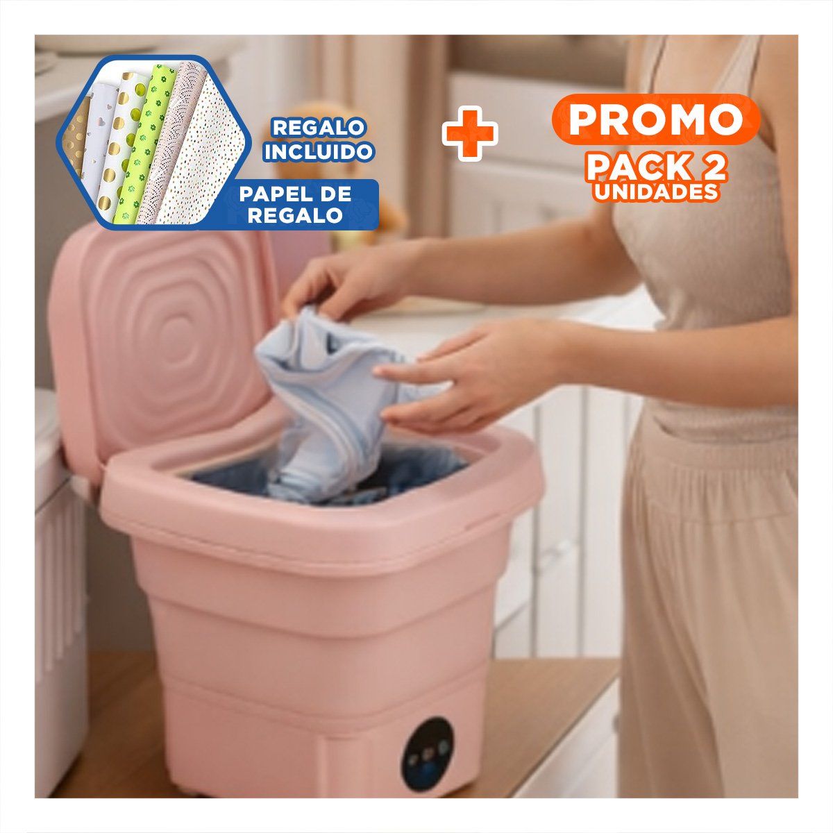 PACK2 EQUIPO DE ACERO INOXIDABLE 500ML TURCO VERDE Y PLASTICO PARA LA GENTE Y+PAPEL REGALO - 1