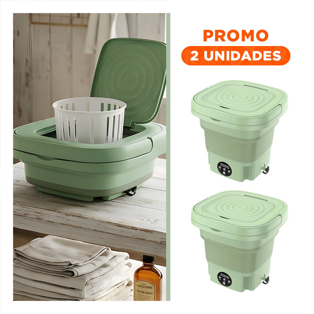 PACK2 DISPOSITIVO PARA CAFE TURCO VERDE 500ML EN PLASTICO Y ACERO INOXIDABLE - 1