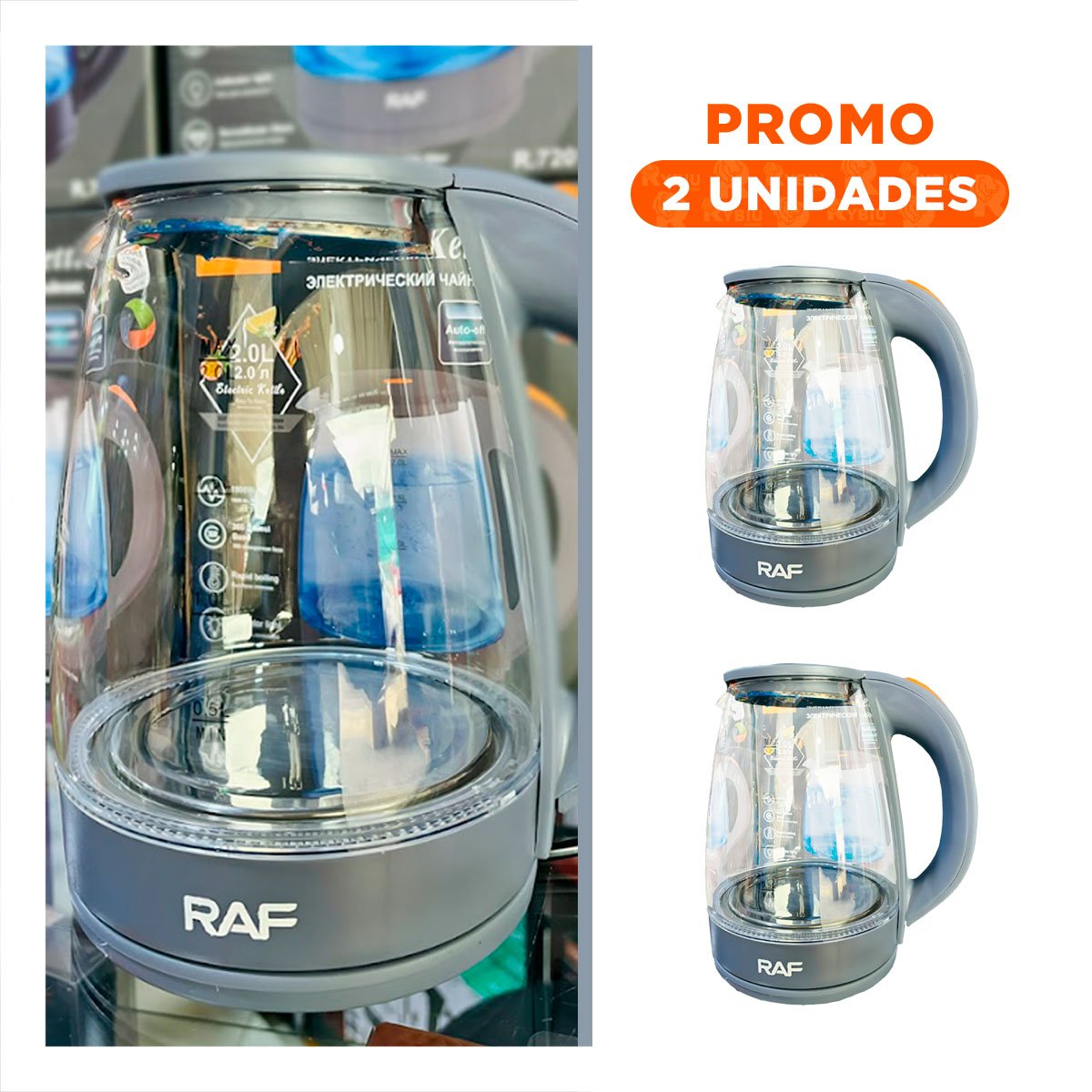 PACK2 DISPOSITIVO PARA CAFE TURCO VERDE 500ML EN PLASTICO Y ACERO INOXIDABLE - 1