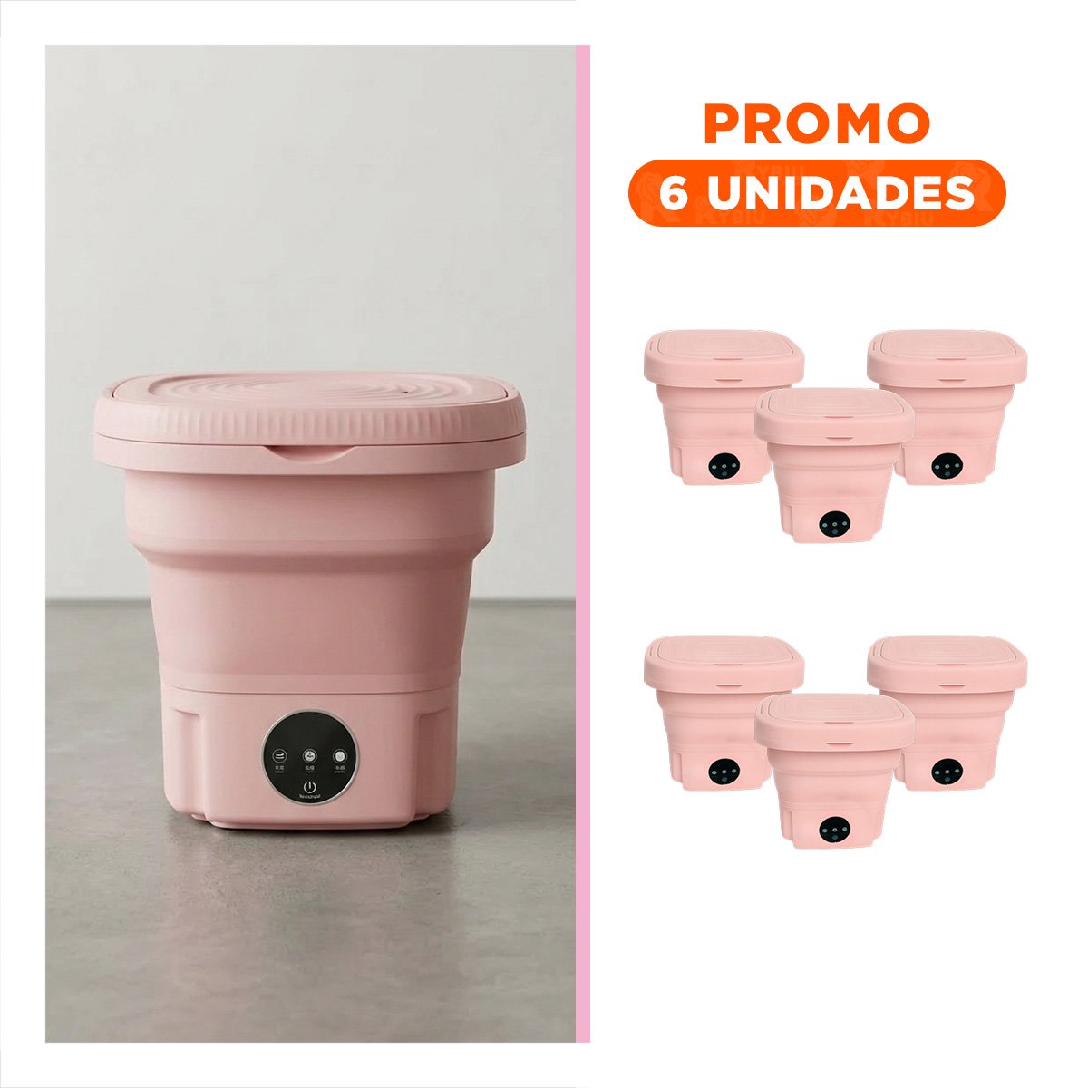 PACK6 EQUIPO 500ML VERDE TURCO DE ACERO INOXIDABLE Y PLASTICO PARA SU CASA - 1