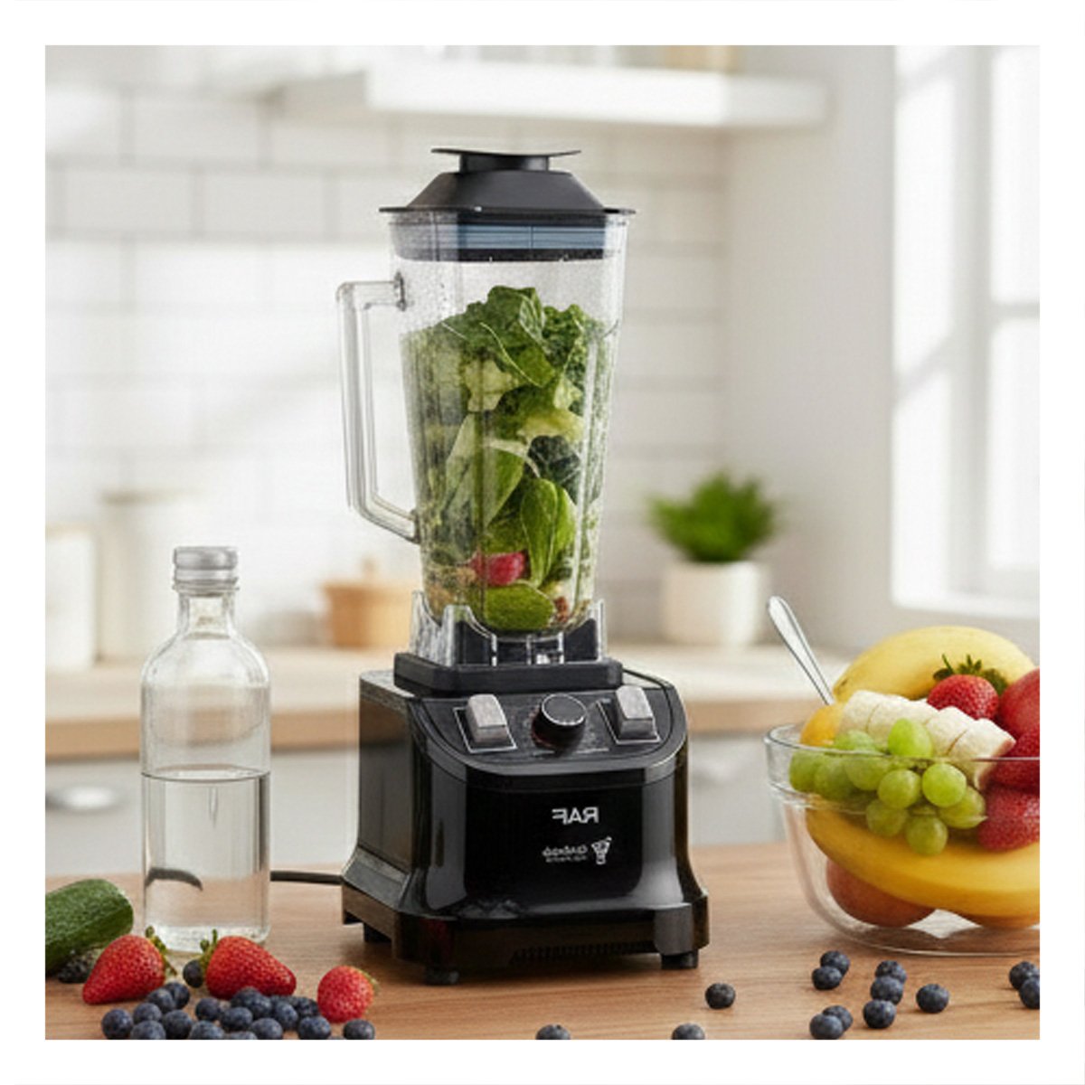EQUIPO VERDE 500ML DE PLASTICO Y ACERO INOXIDABLE TURCO PARA SU COCINA Y+PAPEL REGALO - 3