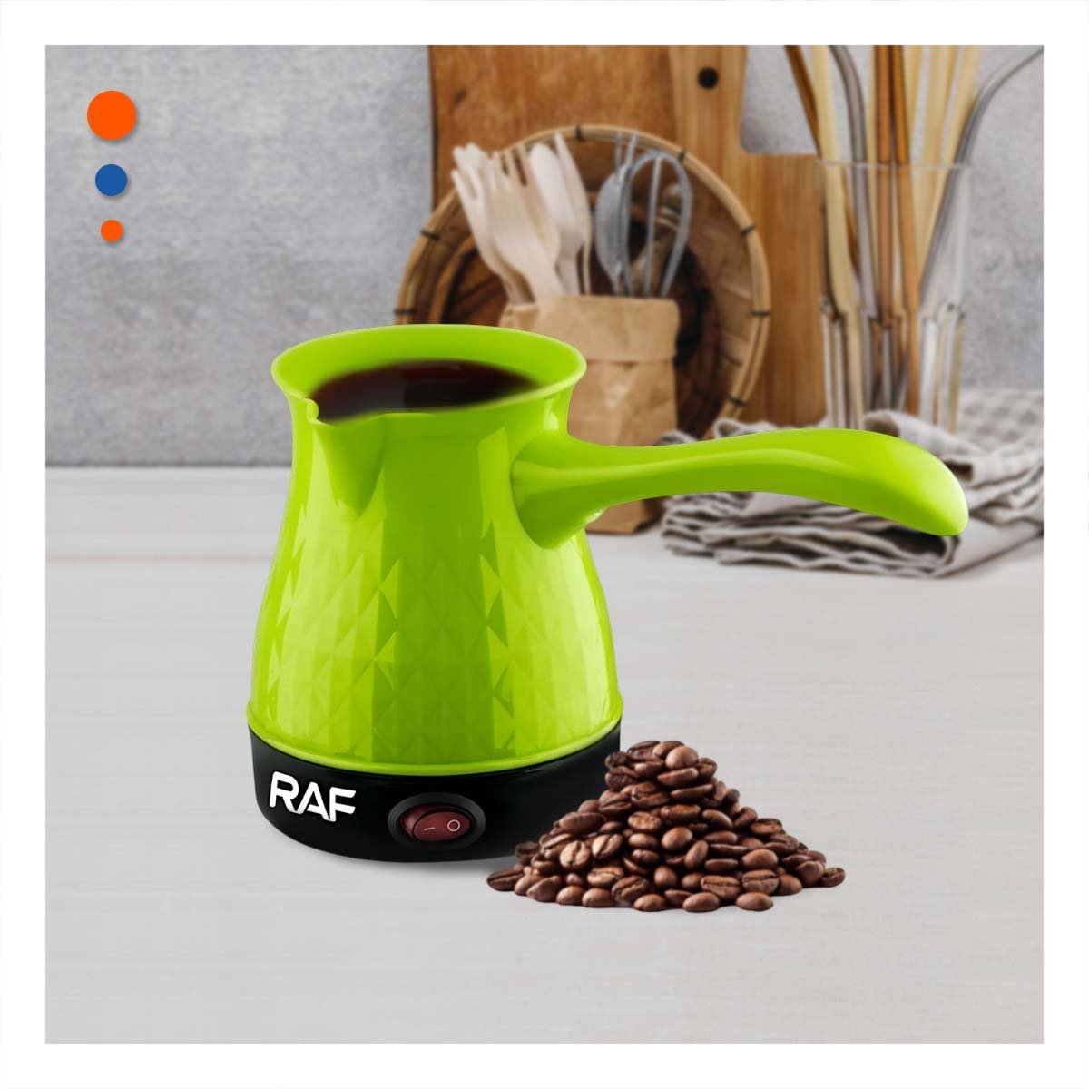 ACCESORIO DE ACERO INOXIDABLE 500ML TURCO VERDE Y PLASTICO PARA TOMAR Y+REGALO STICKER - 2