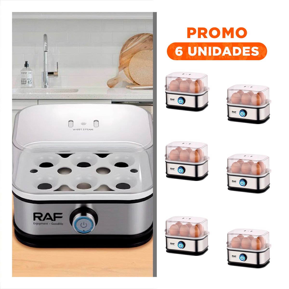 PACK6 EQUIPO 500ML VERDE TURCO DE ACERO INOXIDABLE Y PLASTICO PARA SU CASA - 1