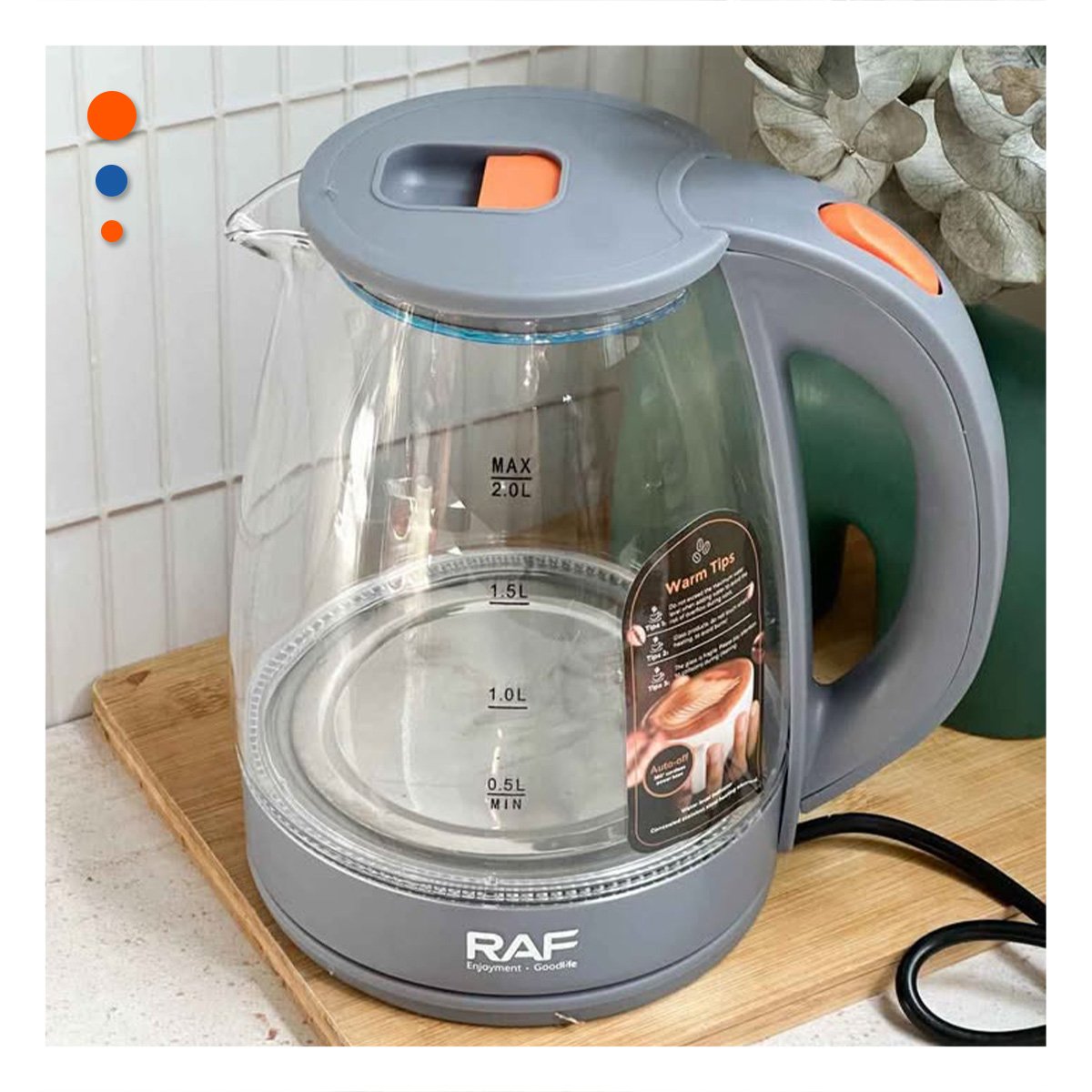 PACK6 MAQUINA PARA CAFE TURCO 500ML DE ACERO INOXIDABLE Y PLASTICO EN VERDE Y+REGALO STICKER - 5