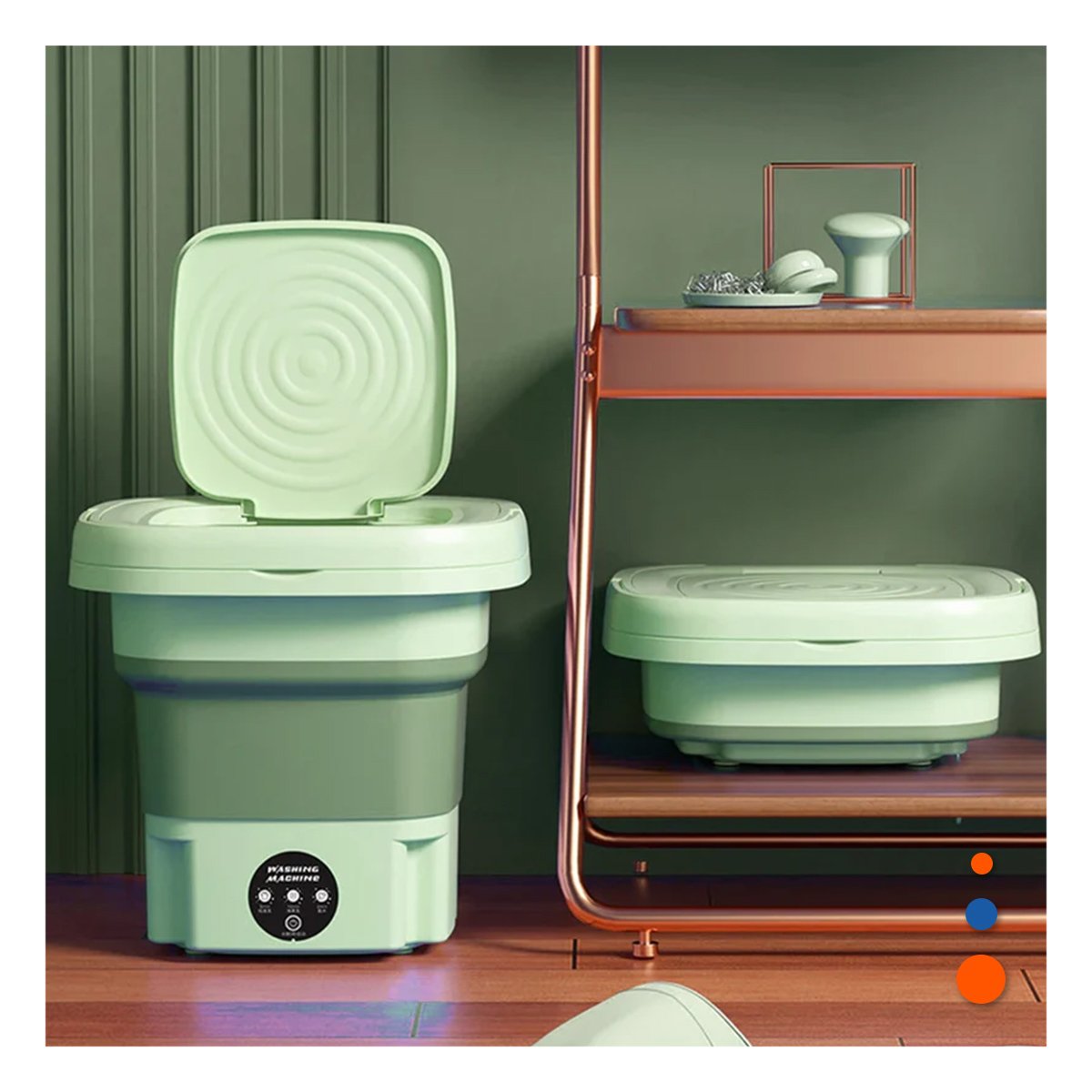 PACK2 EQUIPO DE ACERO INOXIDABLE 500ML TURCO VERDE Y PLASTICO PARA LA GENTE Y+PAPEL REGALO - 2