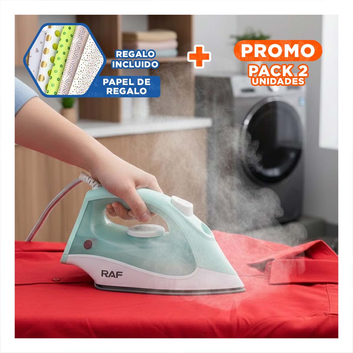 PACK2 EQUIPO DE ACERO INOXIDABLE 500ML TURCO VERDE Y PLASTICO PARA LA GENTE Y+PAPEL REGALO - 1