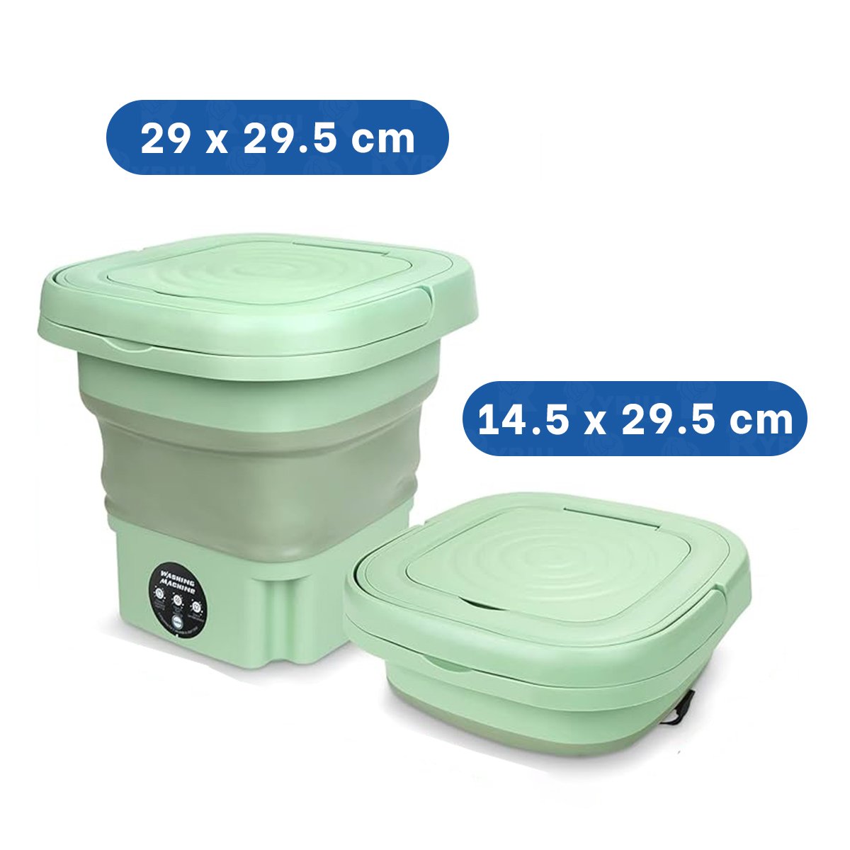 PACK2 ACCESORIO DE PLASTICO Y ACERO INOXIDABLE 500ML VERDE TURCO PARA BARRA Y+REGALO STICKER - 4