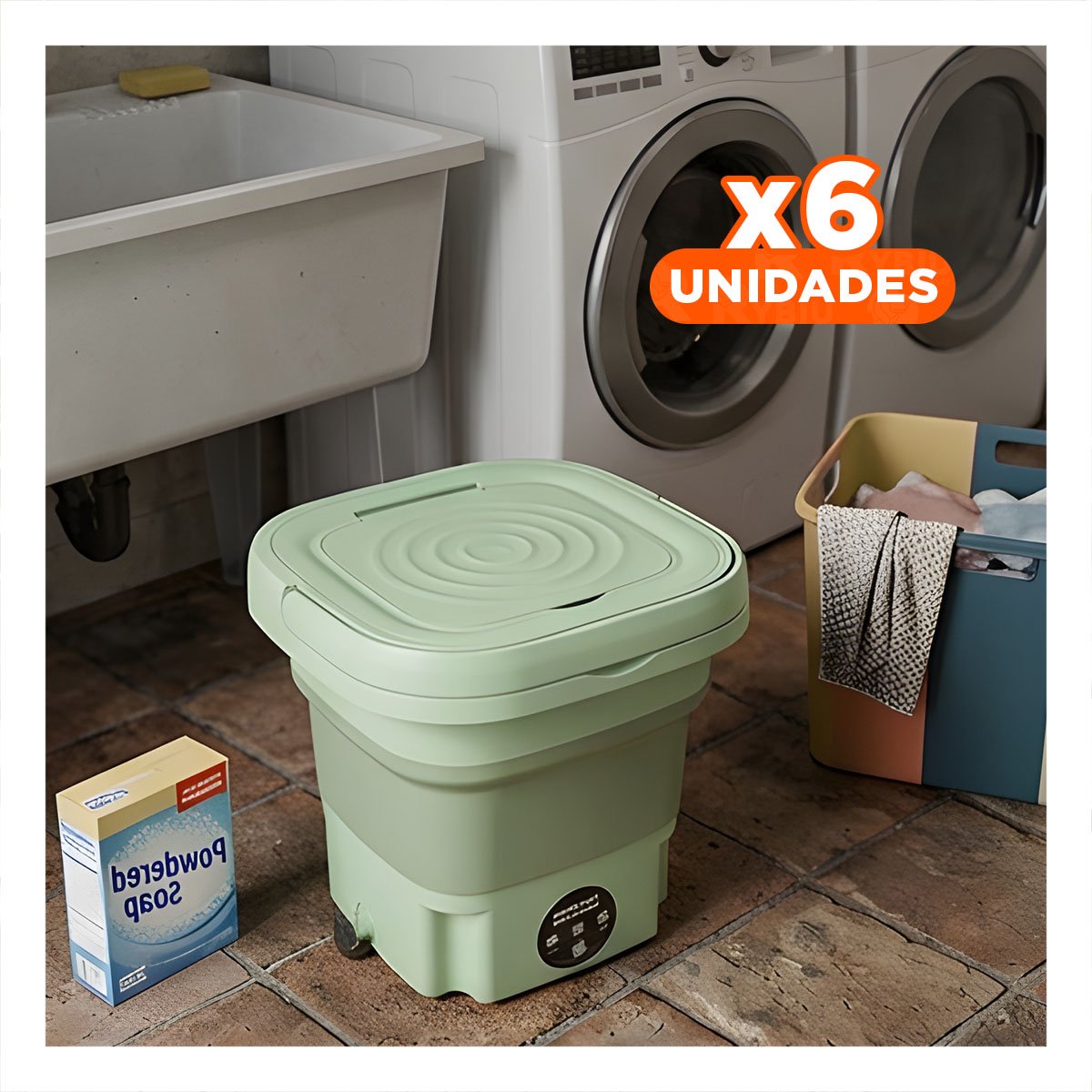 PACK6 MAQUINA PARA CAFE TURCO 500ML DE ACERO INOXIDABLE Y PLASTICO EN VERDE Y+REGALO STICKER - 1