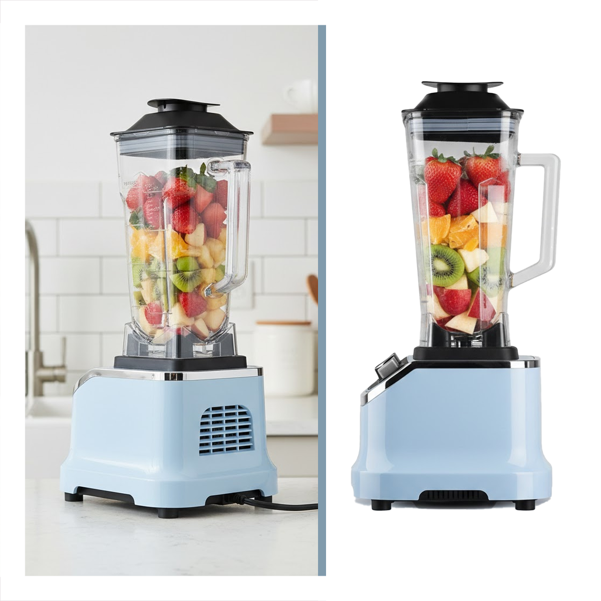 PROCESADOR DE ALIMENTOS DE 2 LITROS BLANCO CON MOTOR POTENTE PARA EL HOGAR - 3
