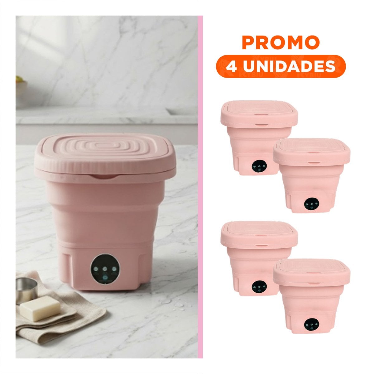 PACK4 DISPOSITIVO TURCO 500ML DE PLASTICO Y ACERO INOXIDABLE VERDE PARA USO Y+REGALO STICKER - 1
