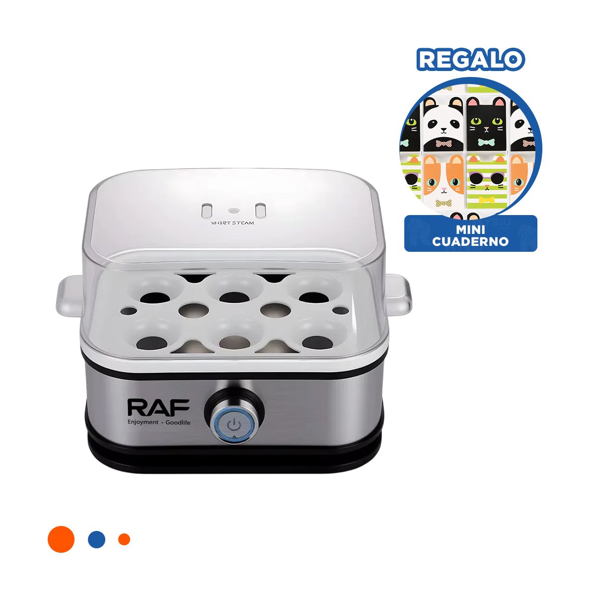 PACK6 COCEDOR DE ESTILO DE VANGUARDIA PLATEADO PARA LA COCINA DE HOY DE HUEVOS YREGALO STICKER - 2