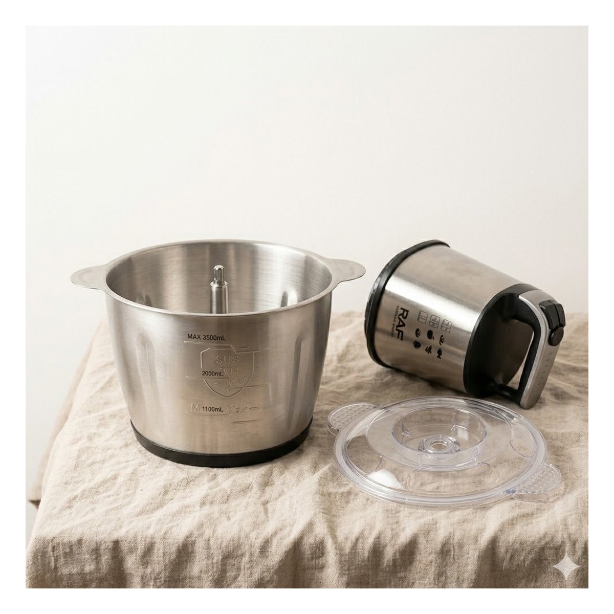 PACK2 ACCESORIO DE PLASTICO Y ACERO INOXIDABLE 500ML VERDE TURCO PARA BARRA Y+REGALO STICKER - 3