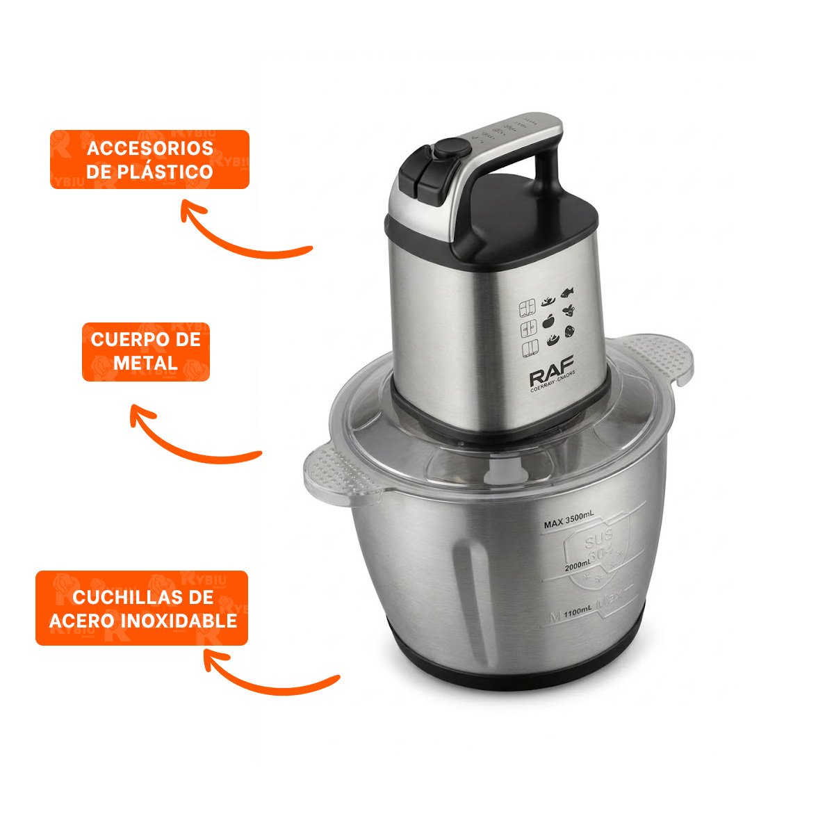 DISPOSITIVO DE ACERO INOXIDABLE TURCO 500ML VERDE Y PLASTICO DE CALIDAD - 3