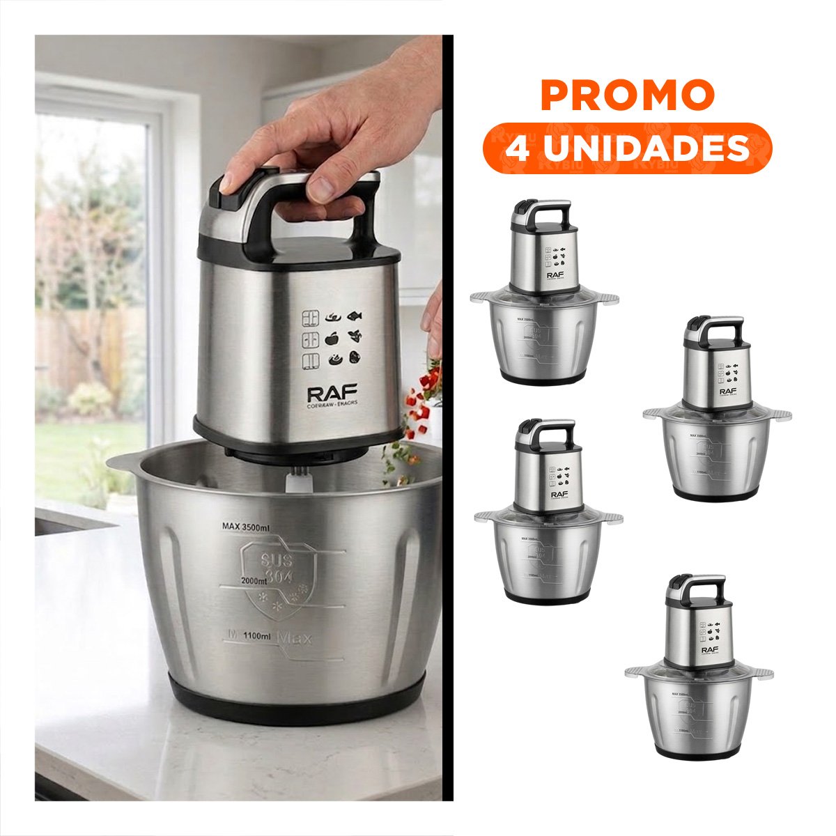 PACK4 DISPOSITIVO TURCO 500ML DE PLASTICO Y ACERO INOXIDABLE VERDE PARA USO Y+REGALO STICKER - 1