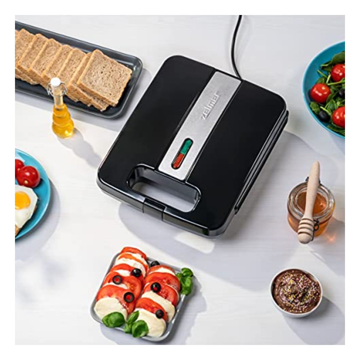 PACK4 COCINA ELECTRICA NEGRO PARA 4 PANES CON CERRADURA DE SEGURIDAD Y USO DIARIO - 5
