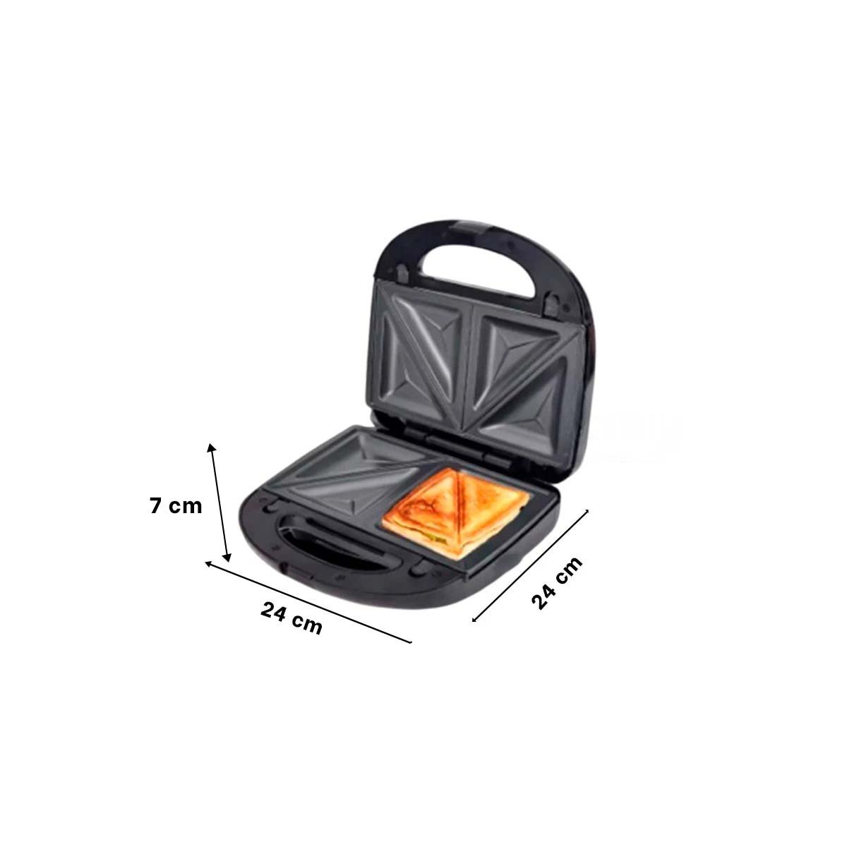 PACK2 SANDWICHERA MULTIFUNCIONAL 8 EN 1 CON PLACAS ANTIADHESIVAS Y NEGRO Y+PAPEL REGALO - 4
