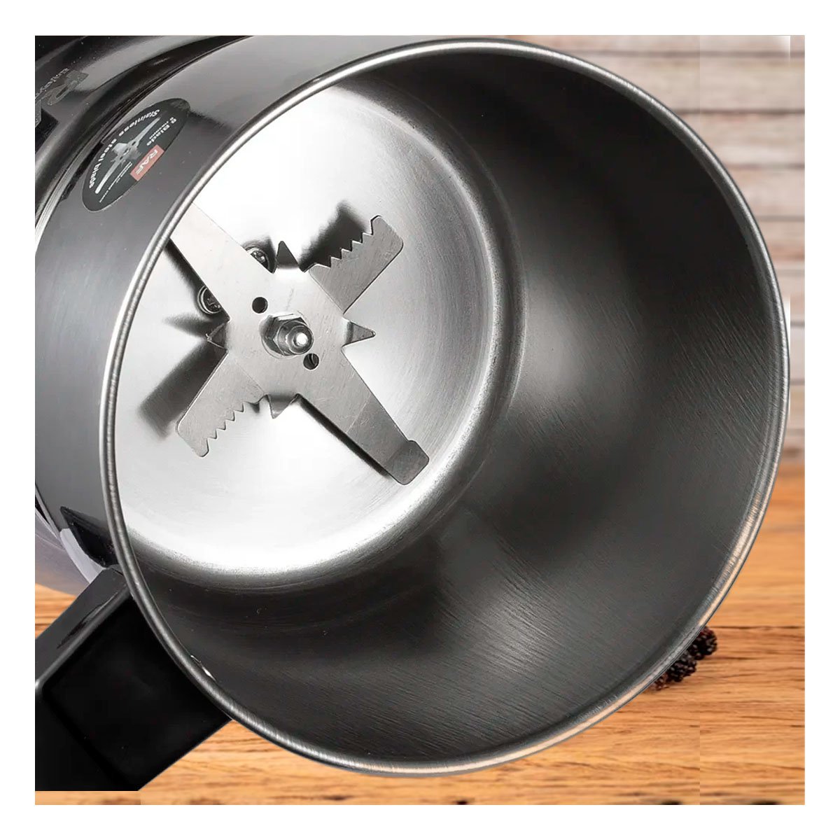 PACK2 MOLEDOR ELECTRICO DE GRANOS PARA COCINA COLOR PLATEADO EN HOGAR - 2
