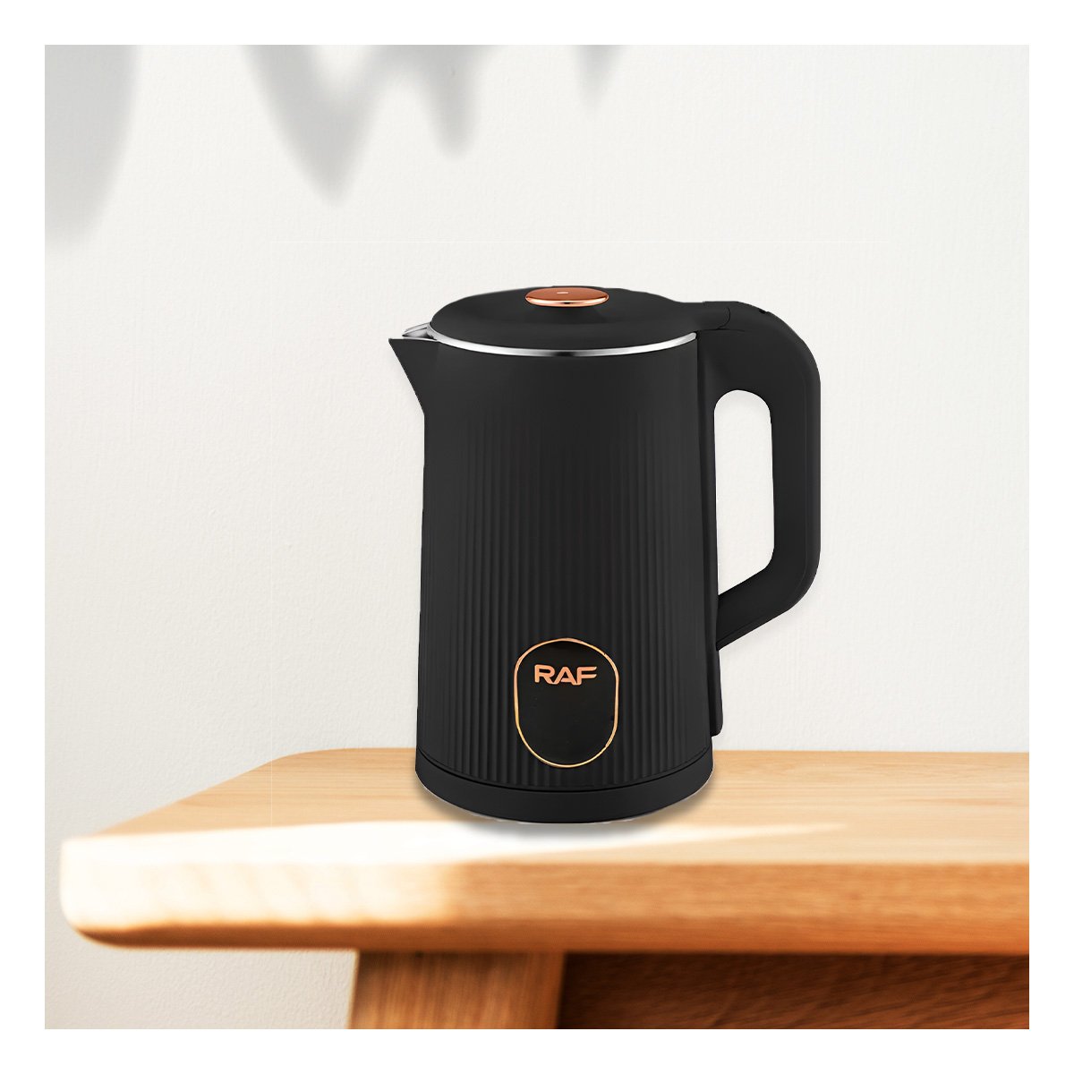 OLLA ELECTRICA VERSATIL Y CONFIABLE 2L PARA HERVIR AGUA NEGRO Y+LIGAS REGALO - 1