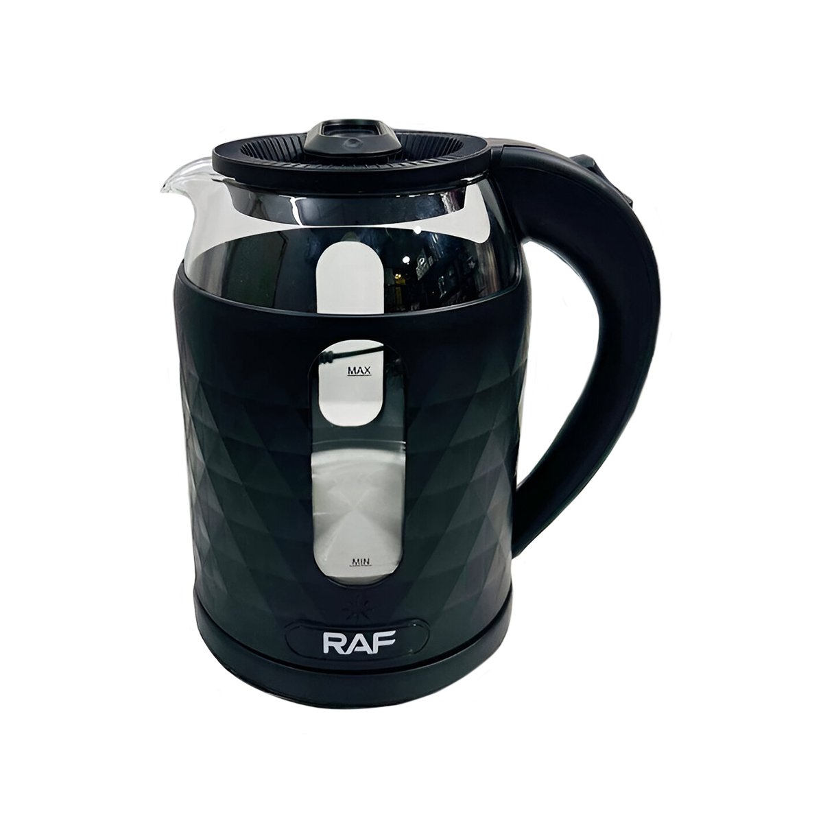 OLLA ELECTRICA VIDRIO MODERNA Y VERSATIL 2L PARA HERVIR AGUA NEGRO Y+LIGAS REGALO - 3