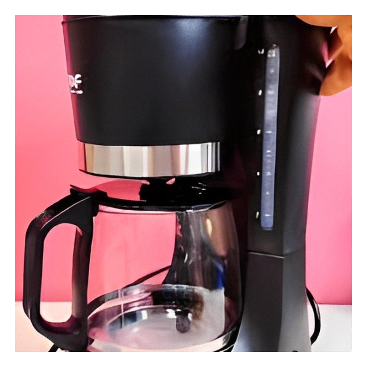 PACK2 EQUIPO MODERNA NEGRO PARA CAFÉ DIARIO Y FÁCIL LIMPIEZA 1.2L Y+PAPEL REGALO - 5