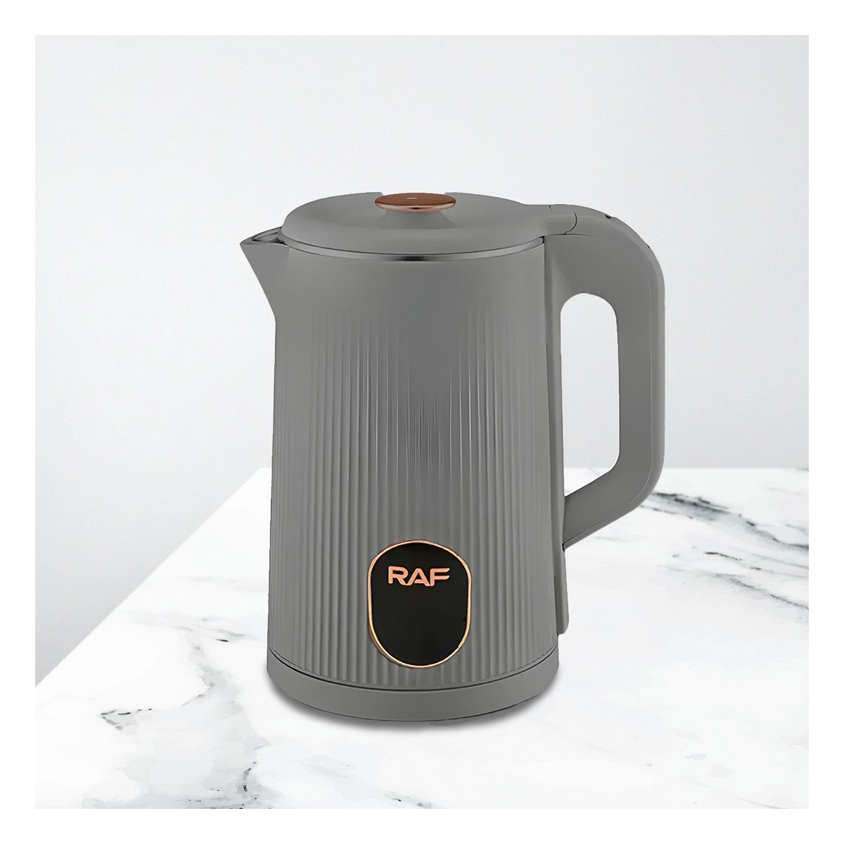 PACK4 CALENTADOR ELECTRICO ELEGANTE Y EFICIENTE 2L PARA TE Y CAFE COLOR PLOMO - 2