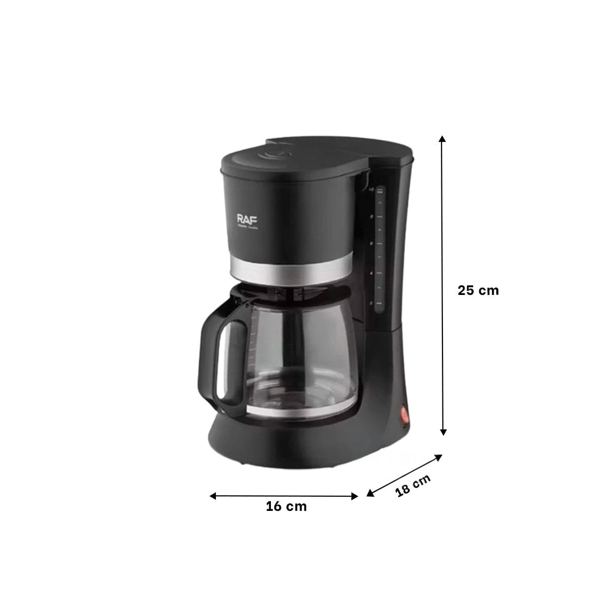 PACK2 CAFETERA COMPACTA COLOR NEGRO CON FUNCIÓN AUTOMÁTICA 1.2L Y+REGALO STICKER - 4