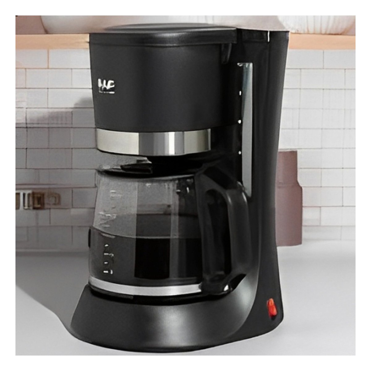 PACK2 CAFETERA COMPACTA COLOR NEGRO CON FUNCIÓN AUTOMÁTICA 1.2L Y+REGALO STICKER - 5