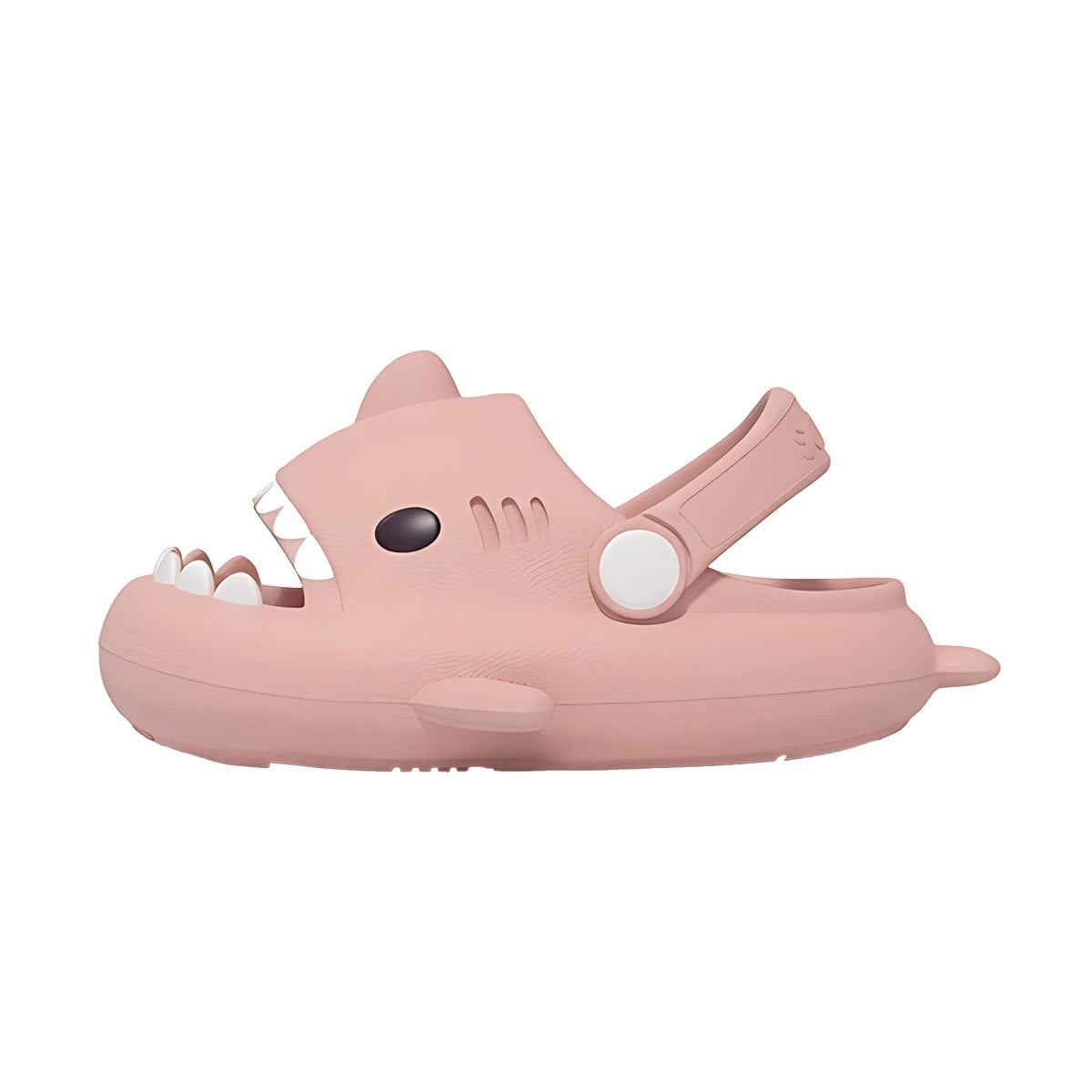 CALZADO CON CORREA ROSADO TALLA 27 28 TIBURON DE GOMA PARA NIÑA Y+REGALO STICKER - 3
