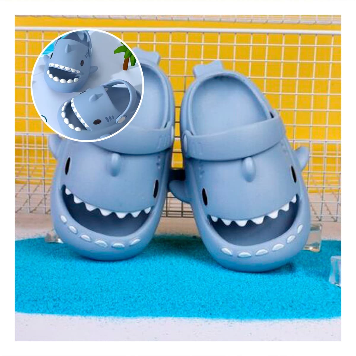 PACK2 ZAPATILLA ABIERTA PARA NIÑOS CON CORREA DE TIBURON TALLA 29 O EL 30 - 5