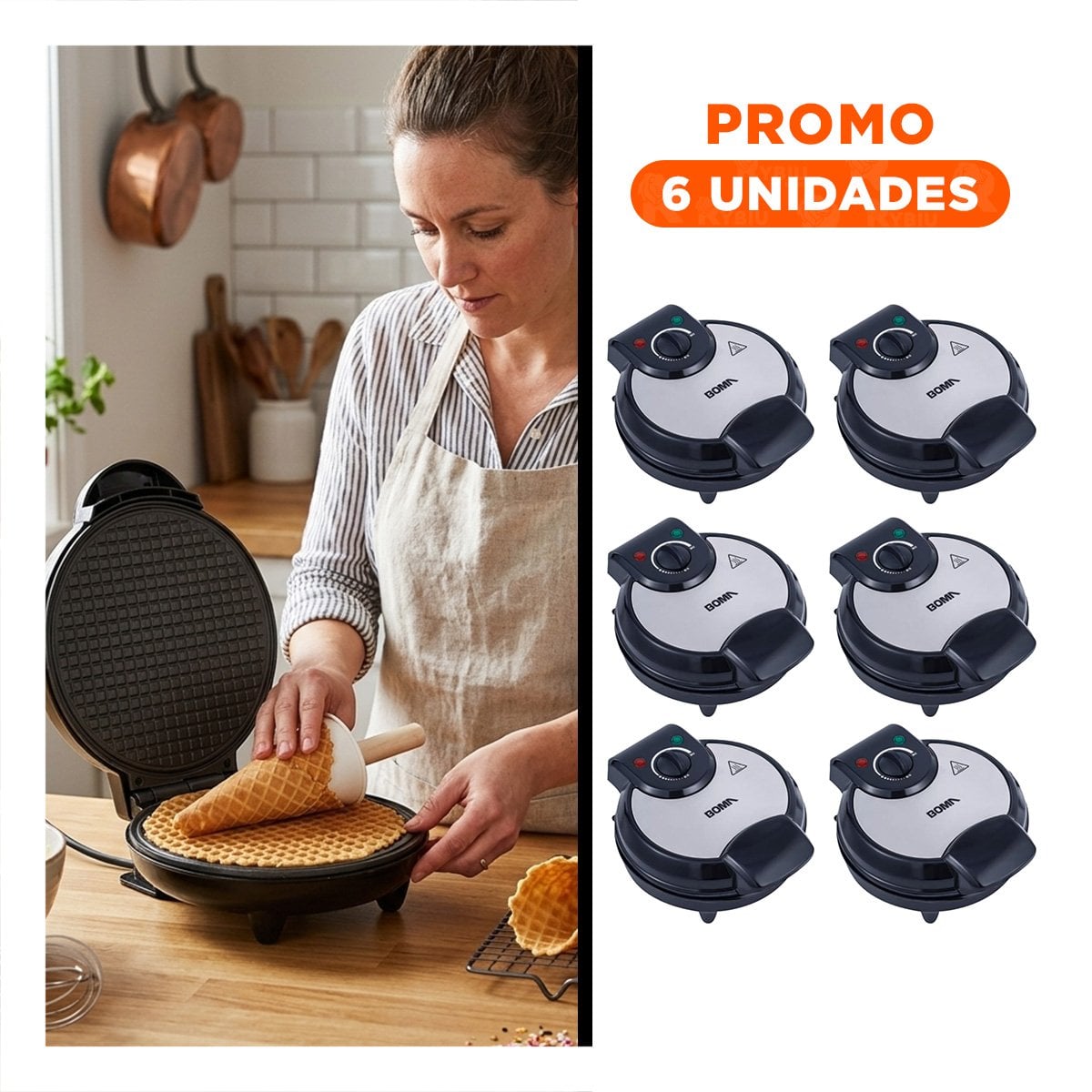 PACK6 MÁQUINA PARA HACER YOGUIS CON FRUTAS COLOR NEGRO - 1