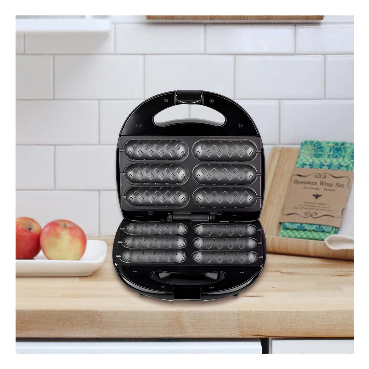PACK6 MÁQUINA PARA HACER YOGUIS CON FRUTAS COLOR NEGRO - 2