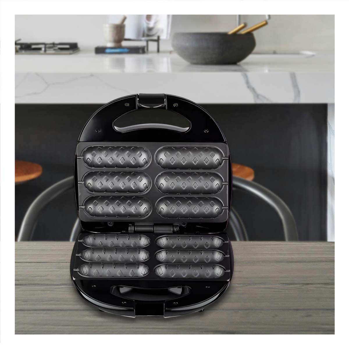 PACK6 MÁQUINA PARA HACER YOGUIS CON FRUTAS COLOR NEGRO - 3