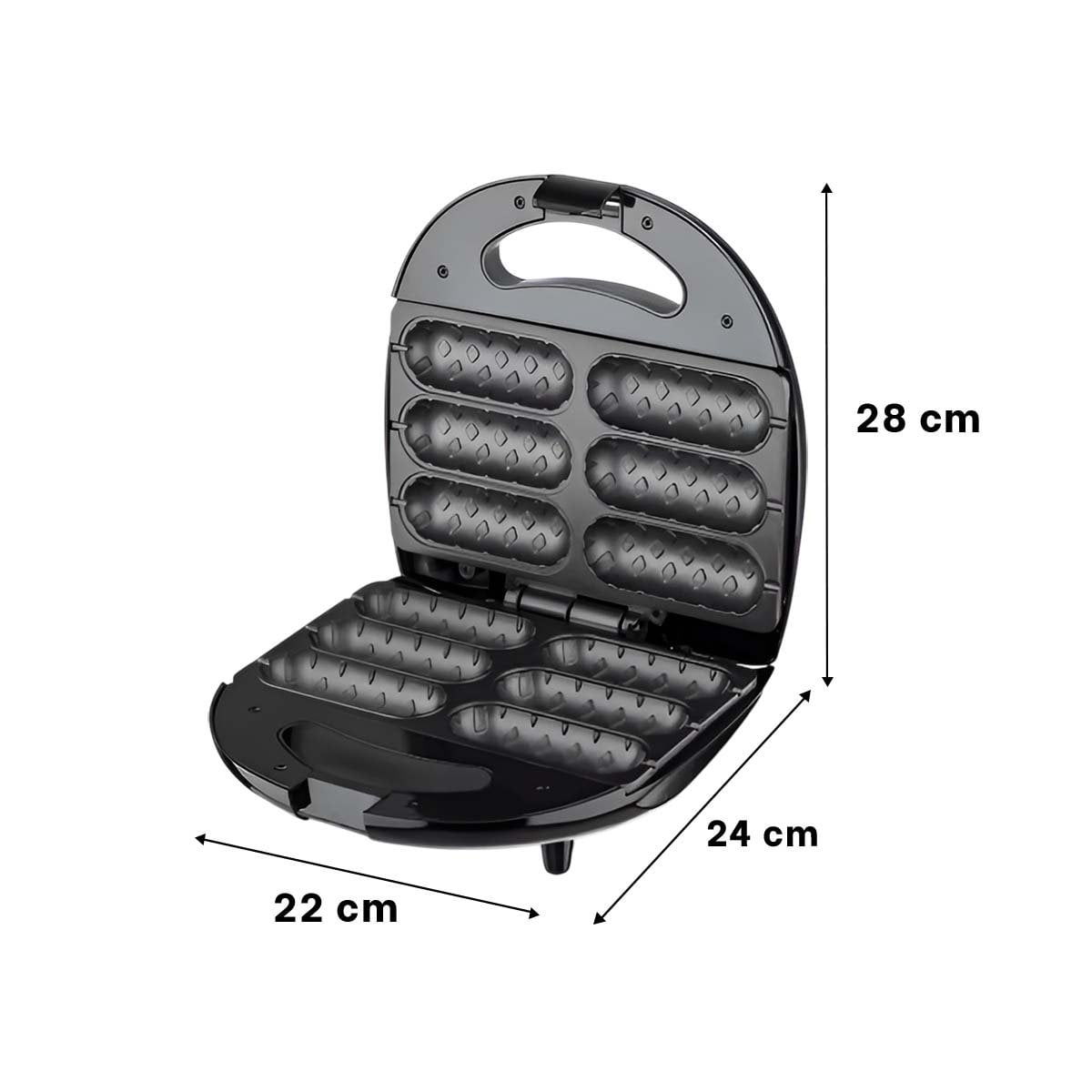 PACK6 MÁQUINA PARA HACER YOGUIS CON FRUTAS COLOR NEGRO - 4
