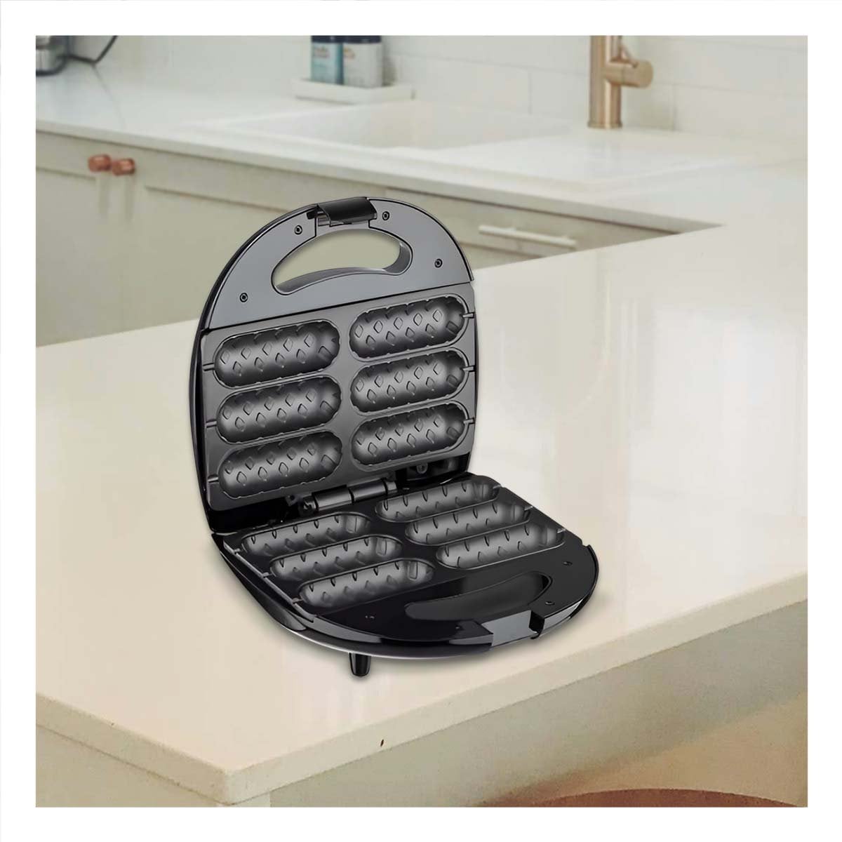 PACK6 MÁQUINA PARA HACER YOGUIS CON FRUTAS COLOR NEGRO - 5