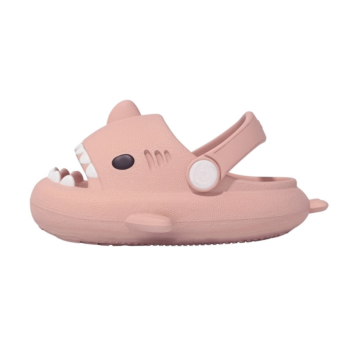 CALZADO TALLA 21 22 CON CORREA DE TIBURON ROSADO PARA NIÑA DE MODA VERANO Y+REGALO STICKER - 3