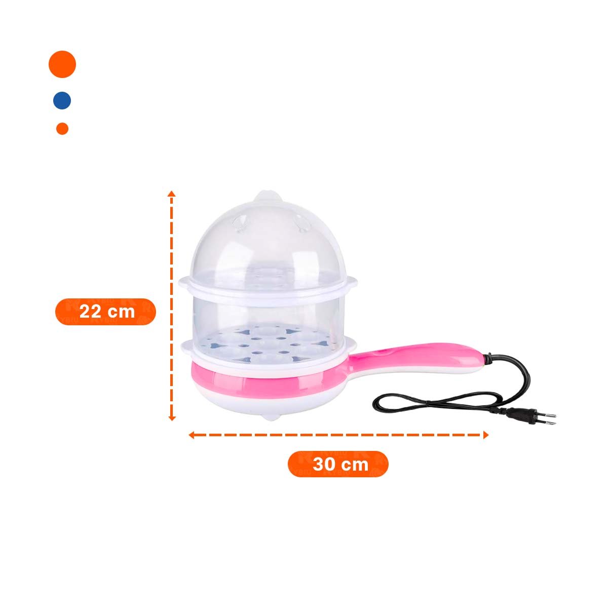 COCINAR ALIMENTOS CON PAVA 2 EN 1 ROSADA FREIDORA CON RAPIDEZ Y+POST IT - 4