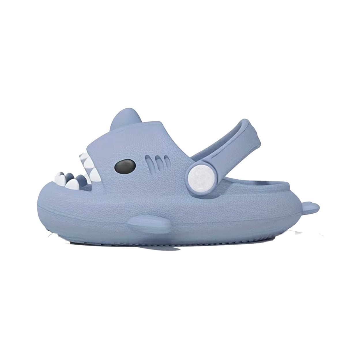 HUARACHE DE TIBURON CON CORREA TALLA 31 O 32 PARA NIÑOS COLOR CELESTE Y+PAPEL REGALO - 1
