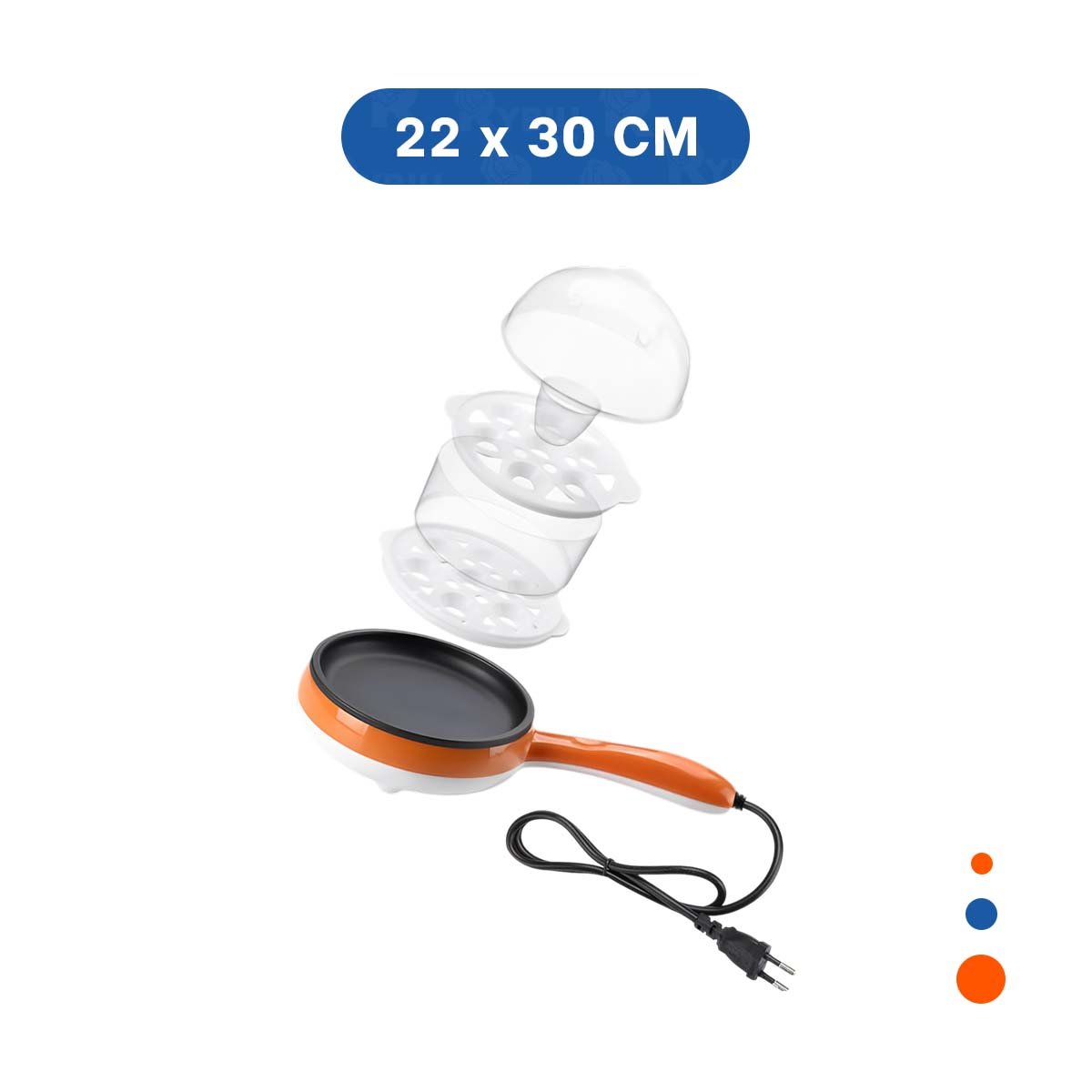 FREIDORA 2 EN 1 NARANJA PARA PREPARAR COMIDAS RÁPIDAS Y+LIGAS REGALO - 4