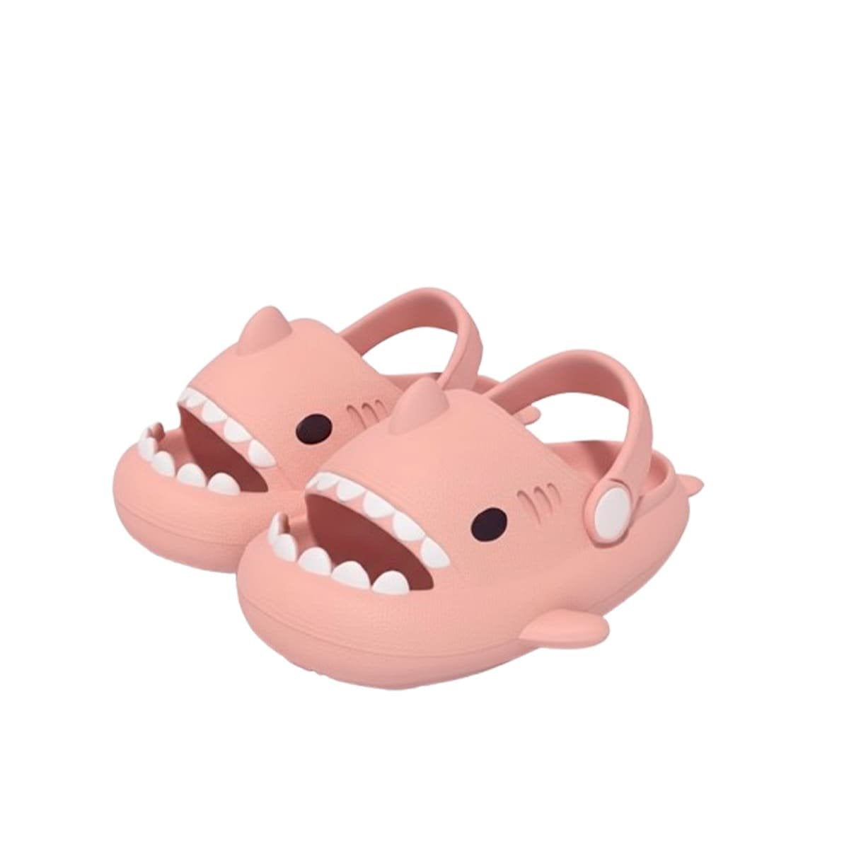 PACK2 OJOTA DE TIBURON PARA NIÑAS CON CORREA ROSADO Y COMODA TALLA 29 30 Y+REGALO STICKER - 2