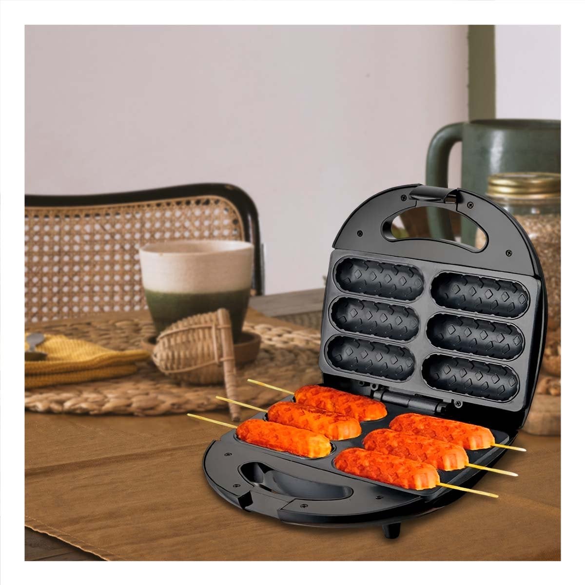 PACK2 MÁQUINA PARA PREPARAR YOGUIS DE LECHE CASEROS NEGRO - 5