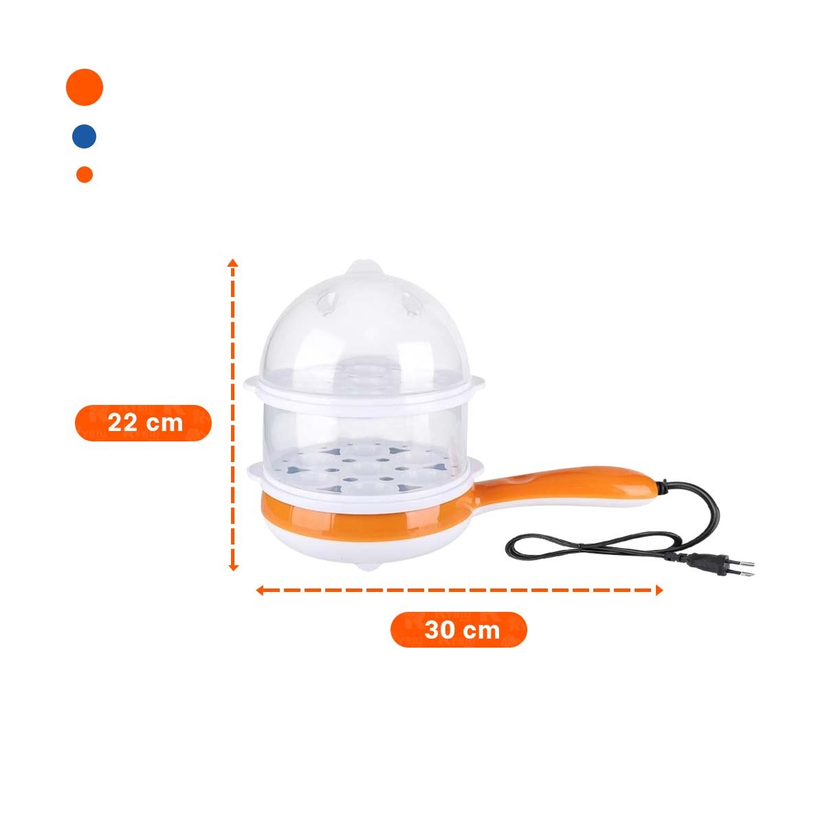 SARTÉN 2 EN 1 NARANJA PARA COCINAR EFICAZMENTE - 4