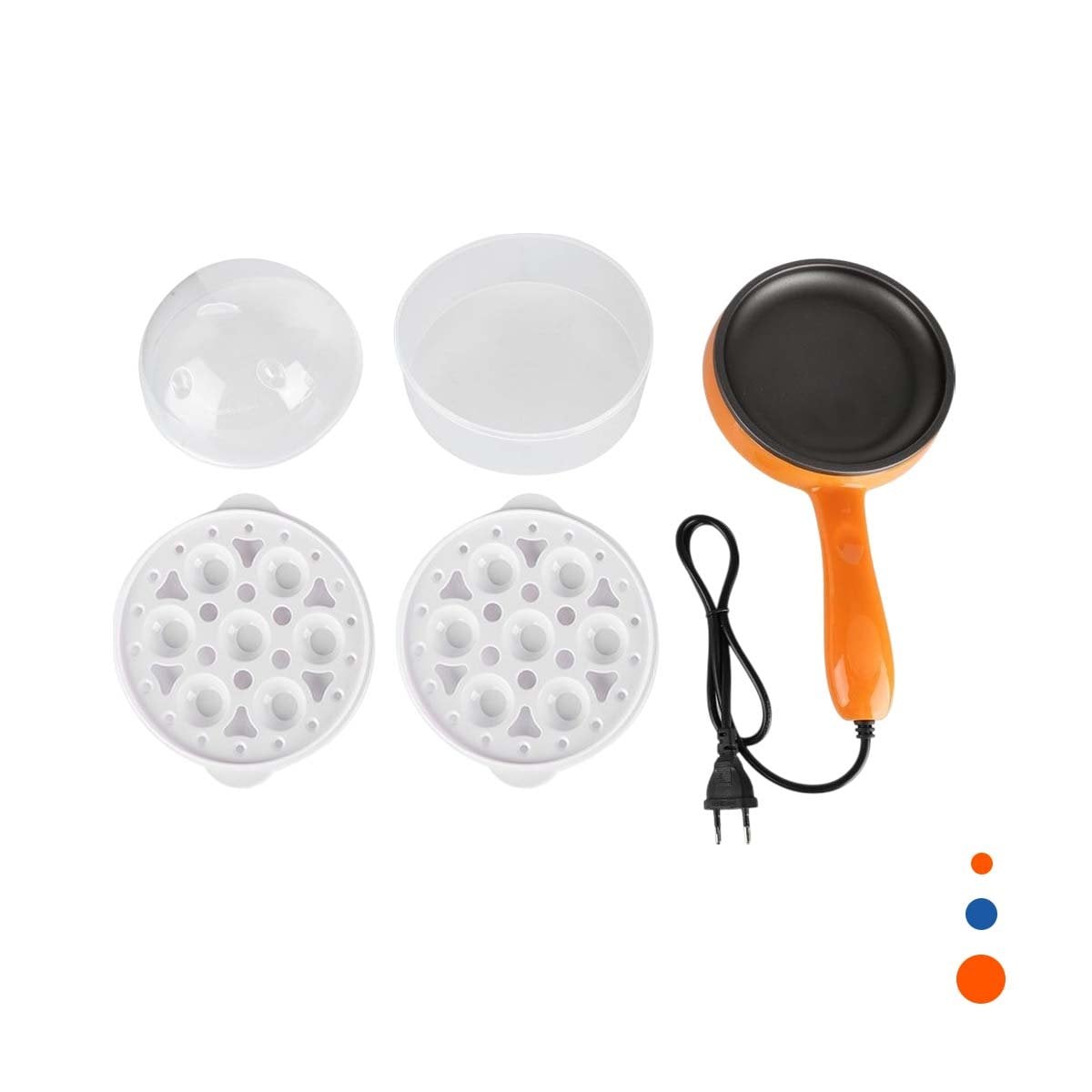 PACK4 HERVIDORA NARANJA 2 EN 1 PARA COCINAR DE FORMA EFICIENTE Y+PAPEL REGALO - 3