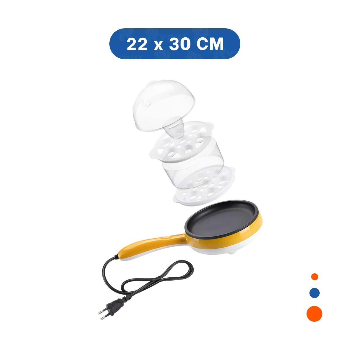 PACK2 MAQUINA DE FREIR AMARILLA 2 EN 1 DE OPERACION SENCILLA Y TAMBIEN RAPIDA - 4