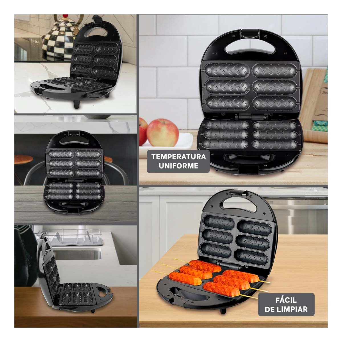 PACK2 MÁQUINA PARA HACER YOGUIS CASEROS NEGRO Y+PAPEL REGALO - 3