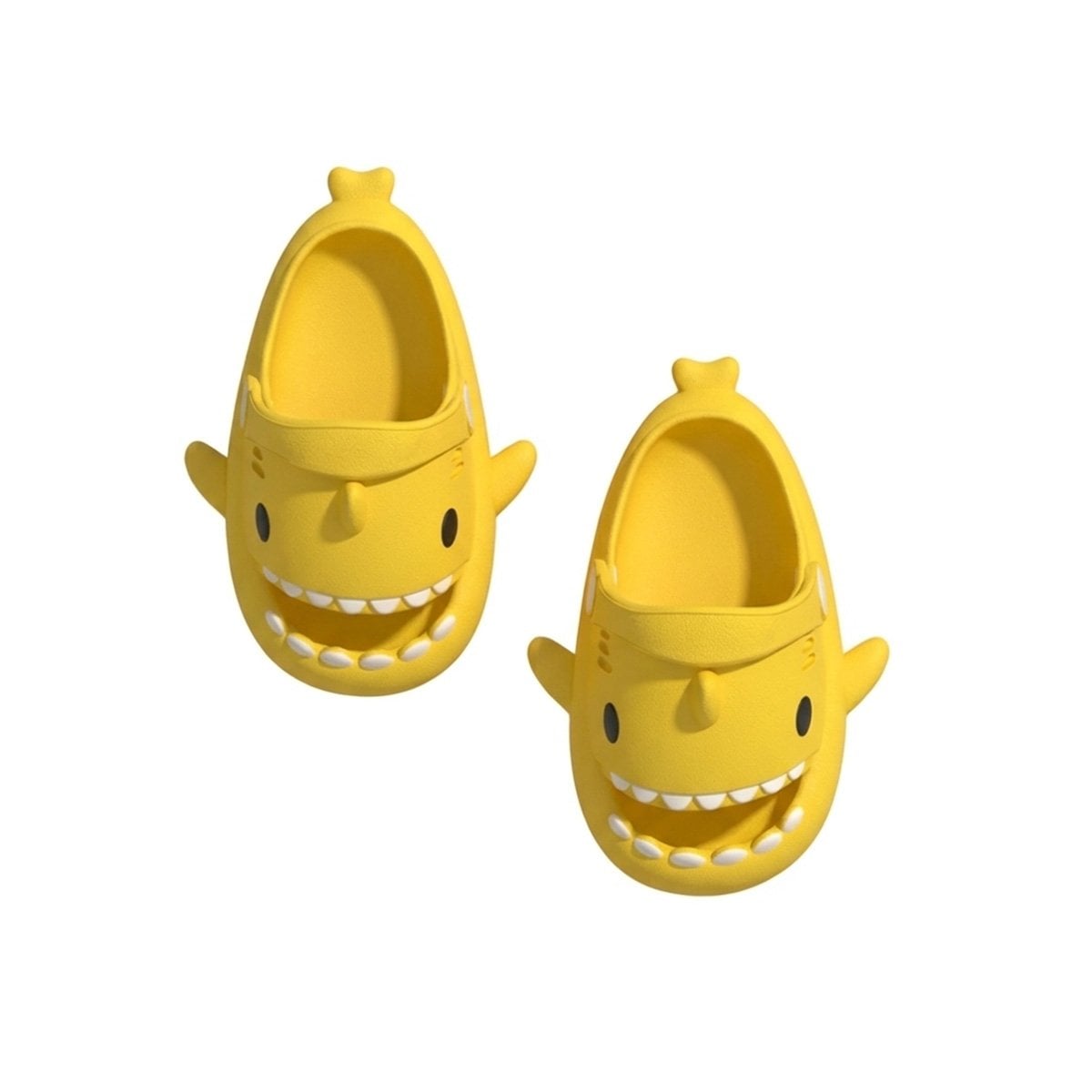 SANDALIAS AMARILLAS DE TIBURON PARA NIÑOS CON CORREA TALLA 21 Y 22 DE MODA Y+REGALO STICKER - 3