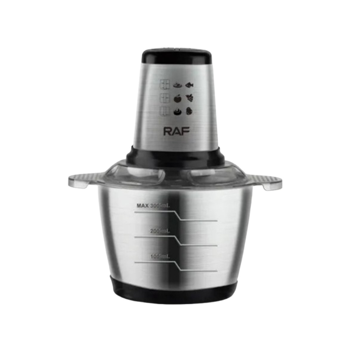 PROCESADOR DE ALIMENTOS 3L PARA JUGOS Y SALSAS COLOR GRIS Y+PAPEL REGALO - 1