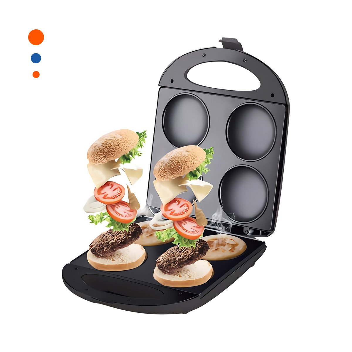 EQUIPO PARA MINI TORTAS CON RESULTADOS UNIFORMES Y CONSISTENTES COLOR NEGRO Y+PAPEL REGALO - 1